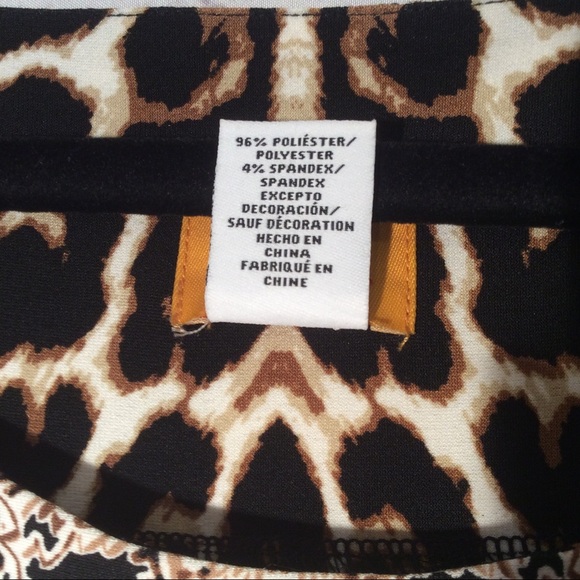 Ruby Rd. Women’s Dress Size 3x Shift Leopard Print - Picture 5 of 8